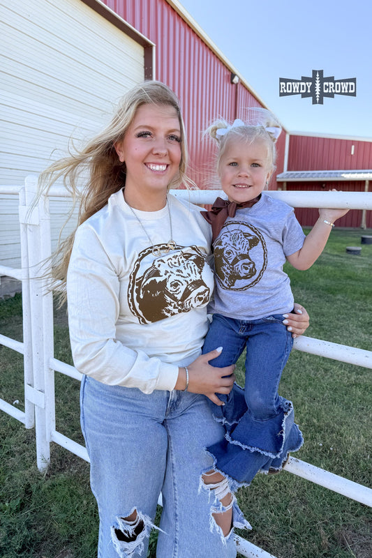 Happy Hereford Long Sleeve Tee