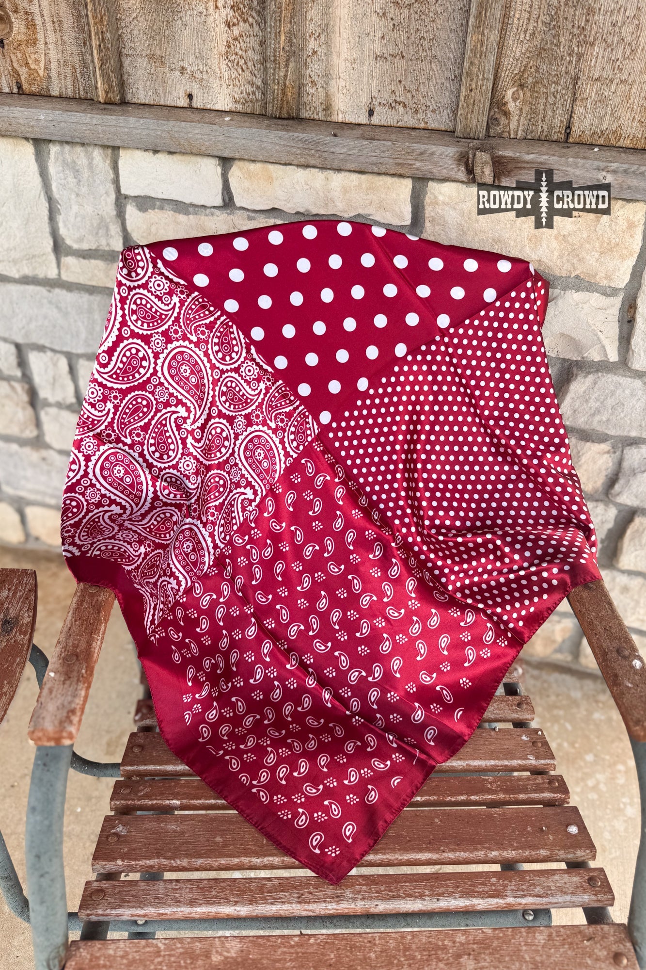 Paisley Dot Wild Rags
