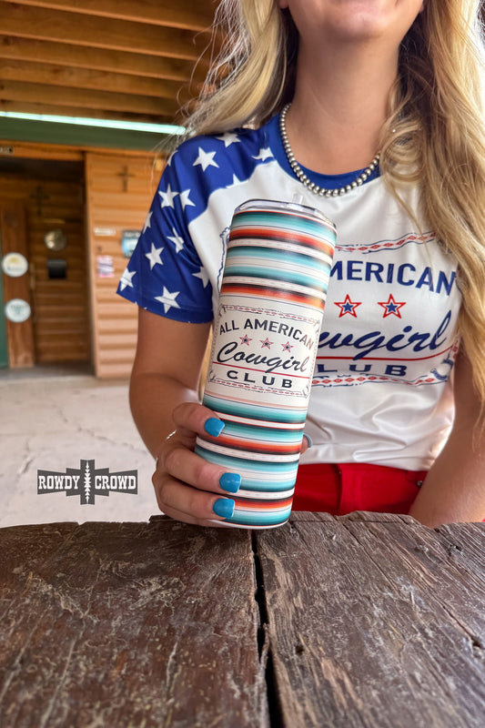 Americana Cowgirl Tumbler