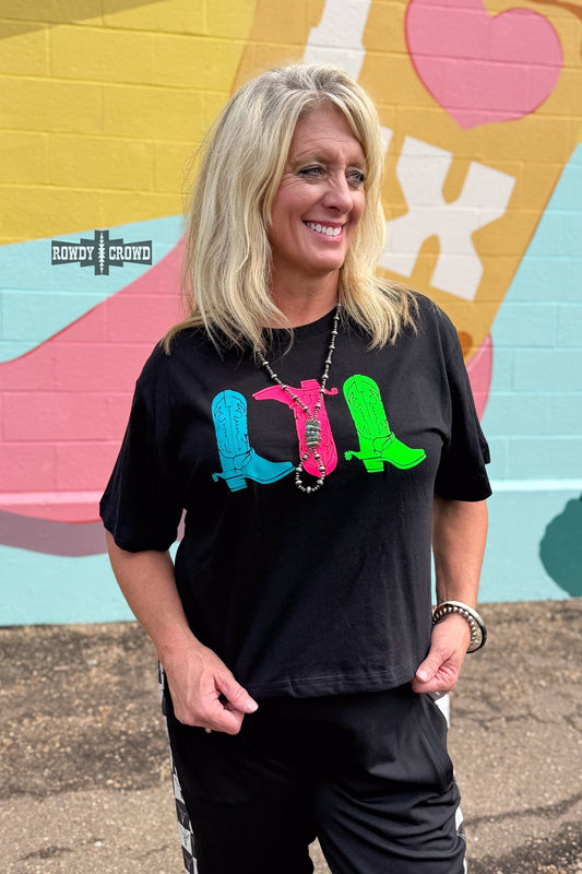 Neon Boots Tee