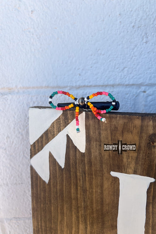 Sunset Bow Hair Clip