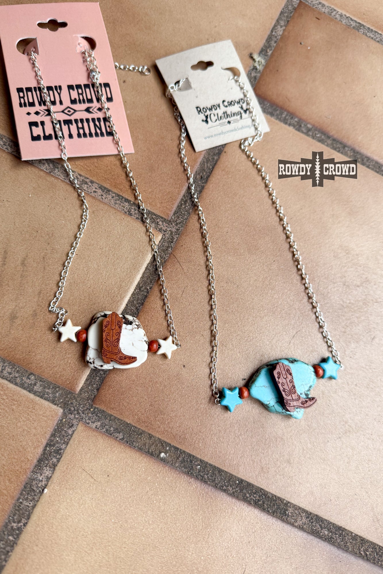 Starry Boot Necklaces