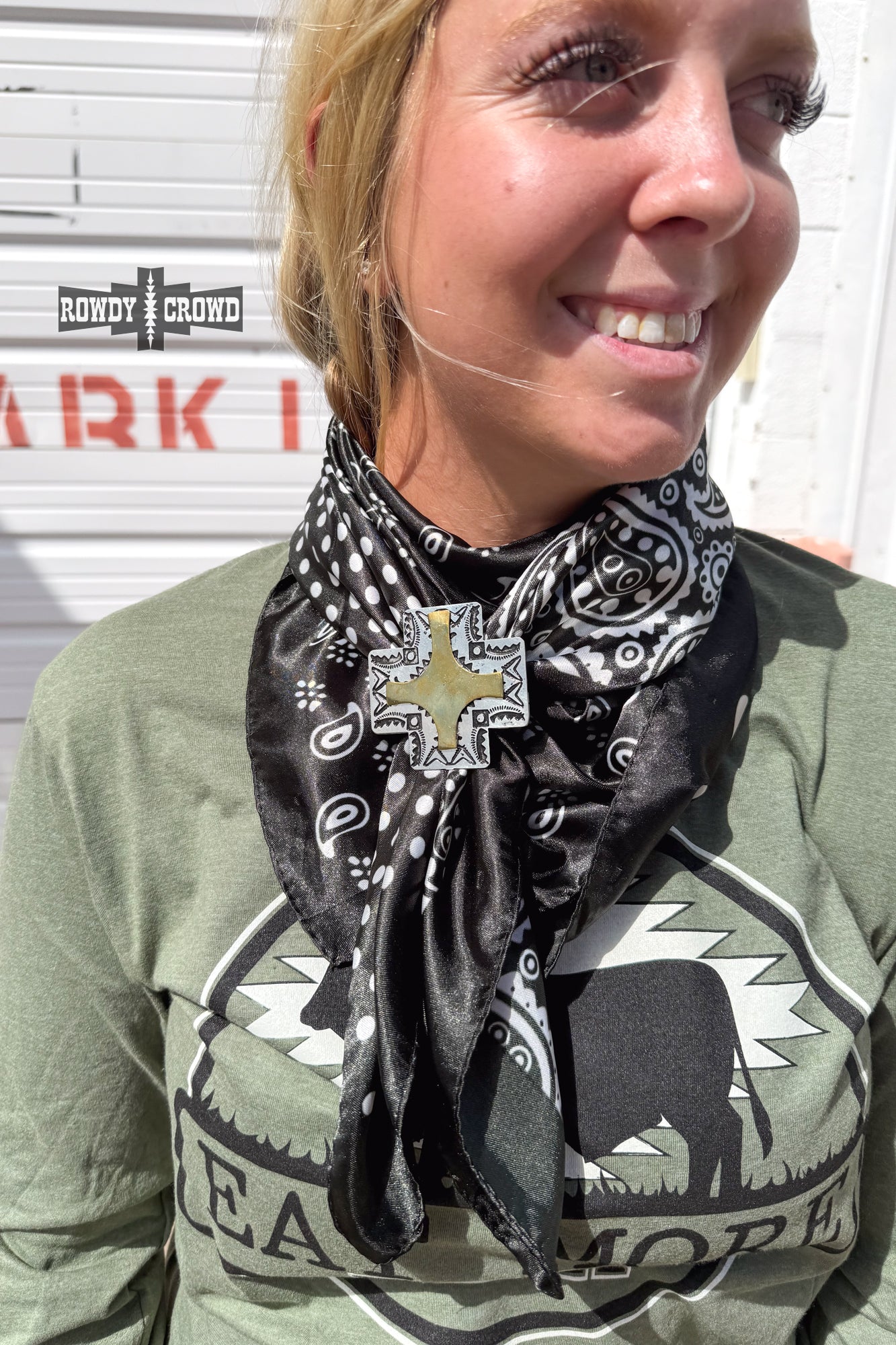Cow Boss Scarf Slide