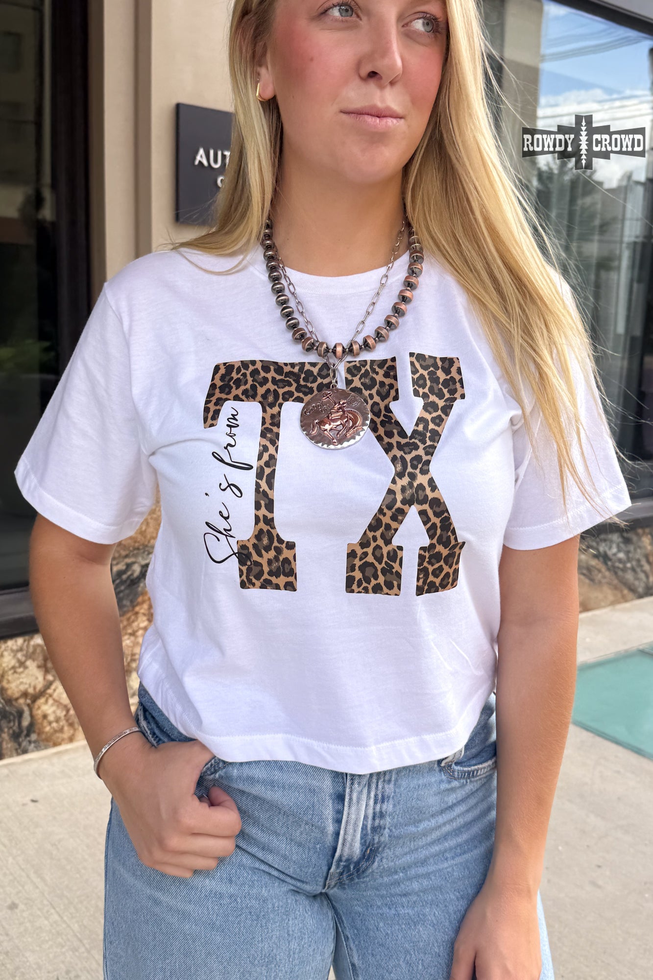 She's From TX Boxy Tee